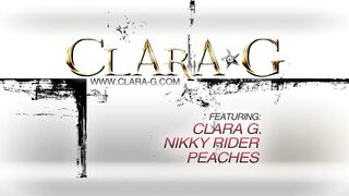 Peaches with Nikki Rider and Clara G – hardcore lesbian