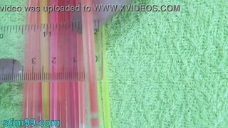 Kinky Lesbians Fucking Peehole with Dildo Each Other