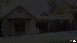 Using her powers to make the lesbian feel worthless but used up for anal sex