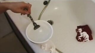 Lesbian Shaving and Toys