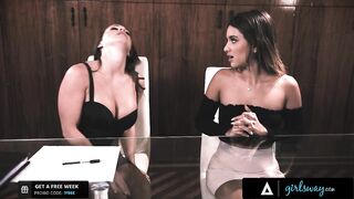 Dominant Boss Fucks Her Clumsy Employee