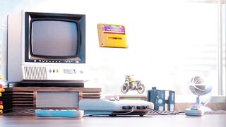 Shaved Pussy Girls show their Booty and Tits in Uniform and Short Skirts without Underwear for Teasing in a Birthday Party