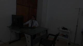 Salome Gil goes to the consultation and the sexy nurse Yenifer Chacon cures her ills wiht a good fuck