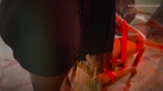 Dominatrix Mistress April - Unit 28 correctional slave setup