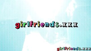 Girlfriends make Homemade sextape lesbian pov on great ass