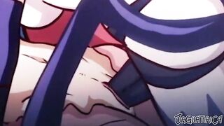 Miia x Rachnera Arachnera Lesbian sex - Monster Musume no Iru Nichijou - Lamia Spider Monster Anime Girls