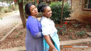 Real Amateur African Mature Black Wives Cheating In Public In Taboo Lesbian Make Out In Front Of Whole Village