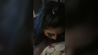 LATINA LESBIAN DIDN'T HAVE HER RENT MONEY SO SHE GETS HER FACE FUCKED HARD AND DEEP BEFORE TAPPING OUT TO GET ROUGH DOGGY STYLE POUNDING TO PAY HER DEBT.