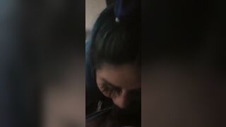 LATINA LESBIAN DIDN'T HAVE HER RENT MONEY SO SHE GETS HER FACE FUCKED HARD AND DEEP BEFORE TAPPING OUT TO GET ROUGH DOGGY STYLE POUNDING TO PAY HER DEBT.