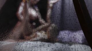 The slave-girl loves very much when the shemale-mistress's big cock fucks her pussy, Hot Futanari