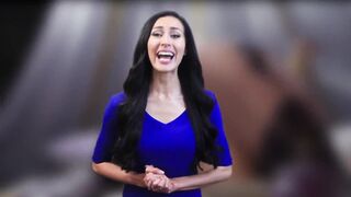 The slave-girl loves very much when the shemale-mistress's big cock fucks her pussy, Hot Futanari