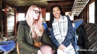 Ersties: Lesbian Couple Have Anal Fun With a Toy