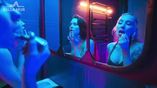 Picked up a girl in the night club toilet and tasted her pussy - Bella Mur&Sofia Simens
