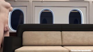 Boss Fucks Stewardess Hard In Tight Ass (3D animation)