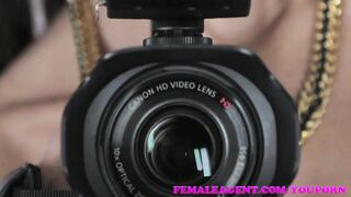 FemaleAgent MILF fools and fucks beautiful woman for the second time