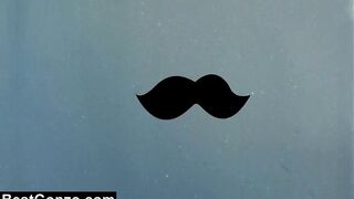 Four babes having a good time together with strapon