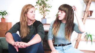 Firsties: Two Saarland women Nicky and Kate playing with a hot sex toy