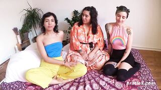 Ersties: Three Hot Babes Have Lesbian Sex With a Toy