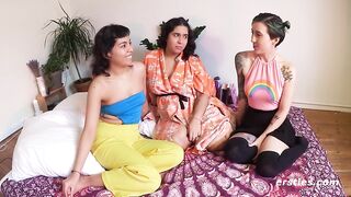 Ersties: Three Hot Babes Have Lesbian Sex With a Toy
