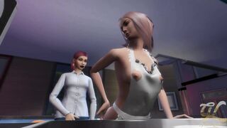 An Extra to the Cleaner for Doing a Different Job - Golden Lesbians