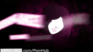 Burning Angel Live: Emo Lesbians Strapon Fun
