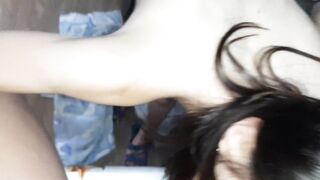 Впервые сняла от первого лица, как мне вылизывают небритую киску