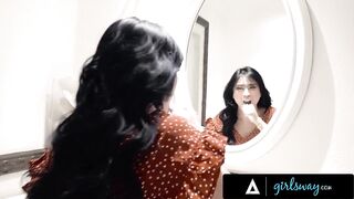 GIRLSWAY - Gorgeous Asian Ember Snow Has A Passionate Interracial Scissoring Fuck With A Hot Blonde
