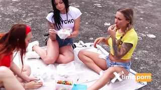 Picnic with Charlie Red, Quinn Diamond and Michaela Isizzu