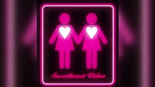 Sweet Heart Video - Demi Hawks & Bunny Madison Enjoy Each Other Company In The Living Room