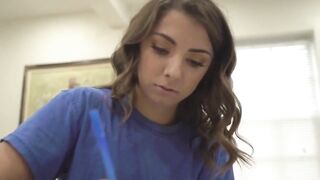 slutty teen ava eden shows up to set ready to fuck casting celebrities instagram skinny