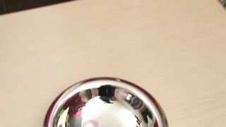 Hot tongue licking pussy