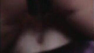 Blonde MILF in fishnets riding her friend with strapon