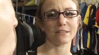 A small horny Blonde with a sexy Lady. 