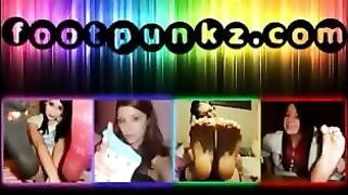 Punk lesbians foot worship