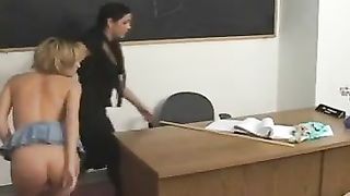 veronica rayne strapon anal punish her student