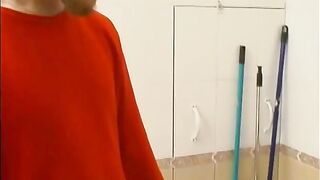 Mom Cleans Up And I Fuck Her