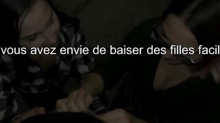 Deux Meufs Me Sucent En Rentrant Du Travail
