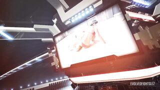 Fiesty Feminista Lesbian Wrestling Vs Betty Brickhouse with the Loser Getting punished