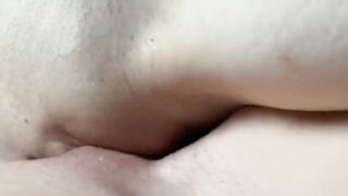 Wet pussy scissoring pulsating orgasm