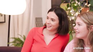 Ersties - 4 Hot Babes Have a Strapon Orgy