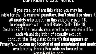Lusty Beauty Penny Pax Gets Pussy Serviced by Anna DeVille!