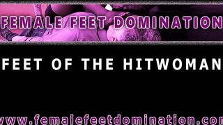 Lesbian hitwoman in leather bondage foot smelling - Trailer