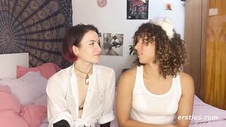 Ersties - Flora takes July hard in hot BDSM play