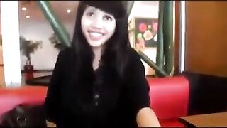 Pregnant asian from restauranr fucked