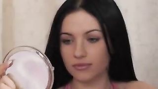 Teen lesbian threesome