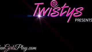 When Girls play - Two busty Lesbian scissor