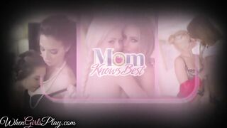 When Girls play - Mom licks lesbian teen