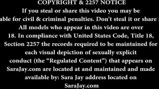 Big Tit Sara Jay Interracial Strap On Lesbian Fun