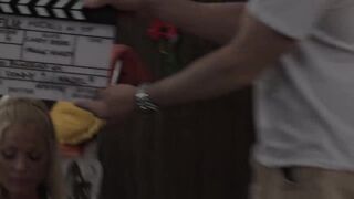 Lesbians Cindy Behr and Paige Ashley get their pussies stuffed