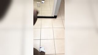 Lesbian fucks in hotel mirror